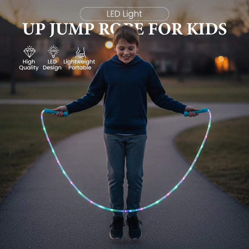 (🔥Kúp 1 a získajte 1 zadarmo🔥)LED svietiace švihadlo pre deti