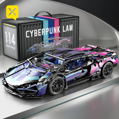 🏎ToylinX Pretekárske autá so stavebnými kockami, športové autá, modely rýchlostných áut, mestská mechanika, super puzzle hračka so stavebnými kockami
