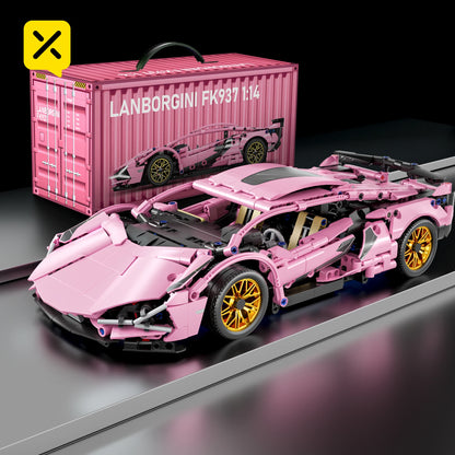 🏎ToylinX Pretekárske autá so stavebnými kockami, športové autá, modely rýchlostných áut, mestská mechanika, super puzzle hračka so stavebnými kockami