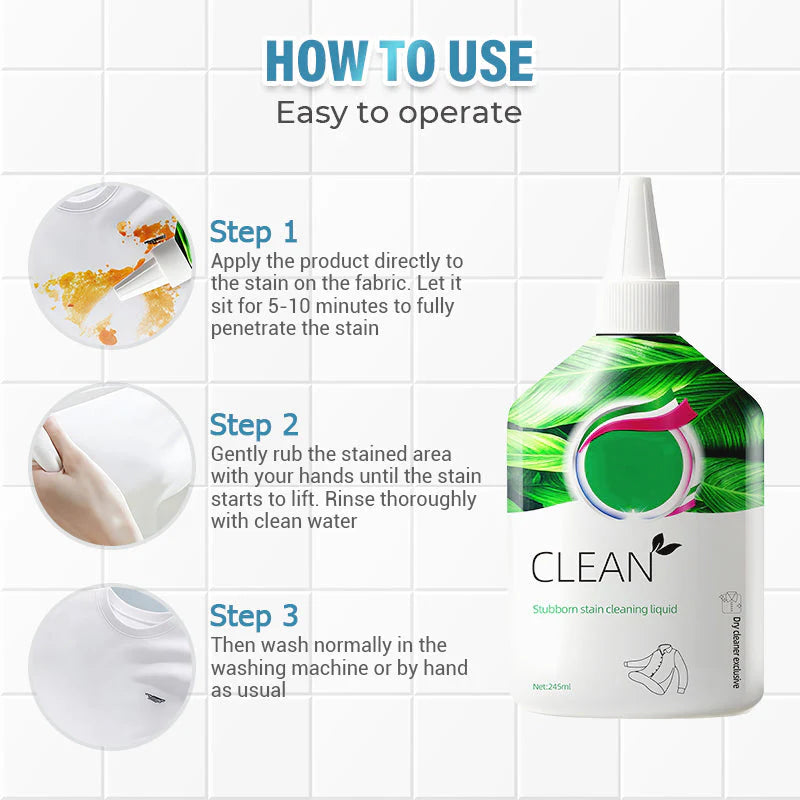 Výkonný odstraňovač škvŕn z oblečenia