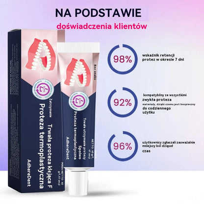 🔥Len dnes! 50% zľava!🔥Lepidlo na zubné protézy AdhereDent® – stabilita a prirodzené pohodlie pri nosení