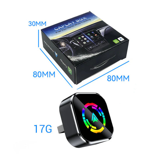 2 v 1 bezdrôtový adaptér pre zariadenia iPhone a Android Auto