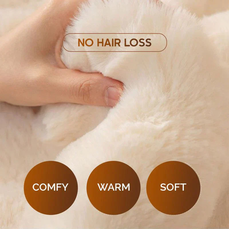 Hrubý plyšový poťah na pohovku s králikom