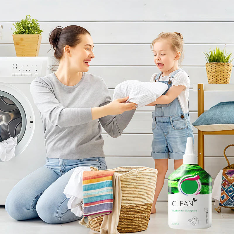 Výkonný odstraňovač škvŕn z oblečenia