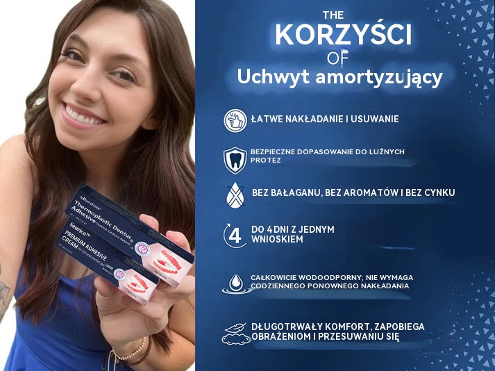 🔥Len dnes! 50% zľava!🔥Lepidlo na zubné protézy AdhereDent® – stabilita a prirodzené pohodlie pri nosení