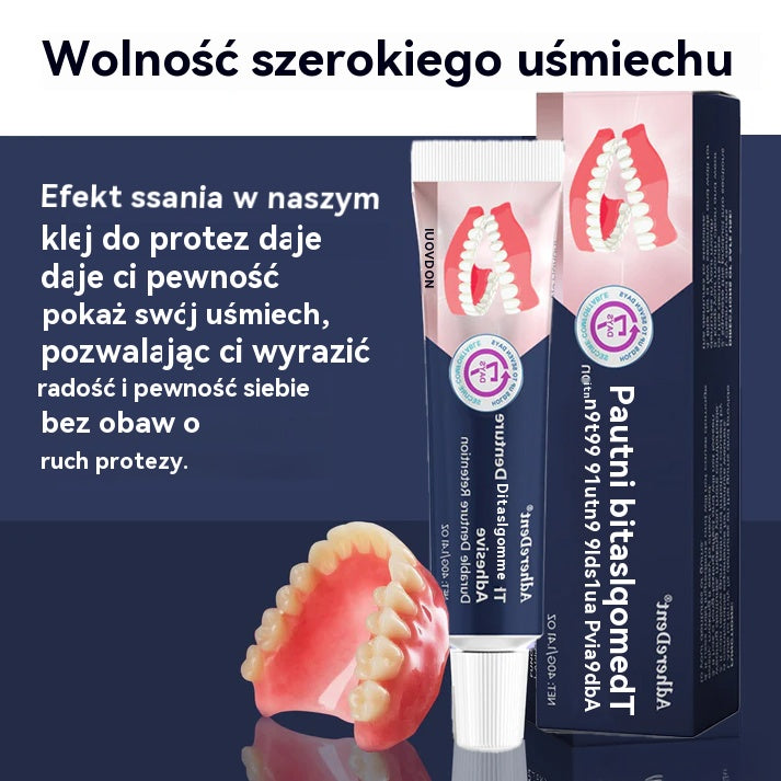 🔥Len dnes! 50% zľava!🔥Lepidlo na zubné protézy AdhereDent® – stabilita a prirodzené pohodlie pri nosení