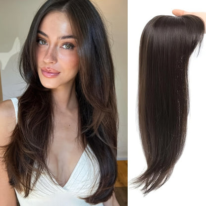 Vrchná vrstvená ofina pre ženy s rednúcimi vlasmi