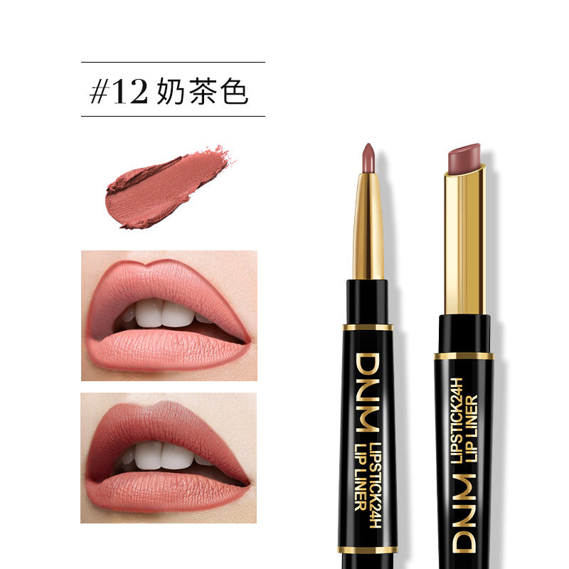 2-in-1 Waterproof Lipstick Lip Liner