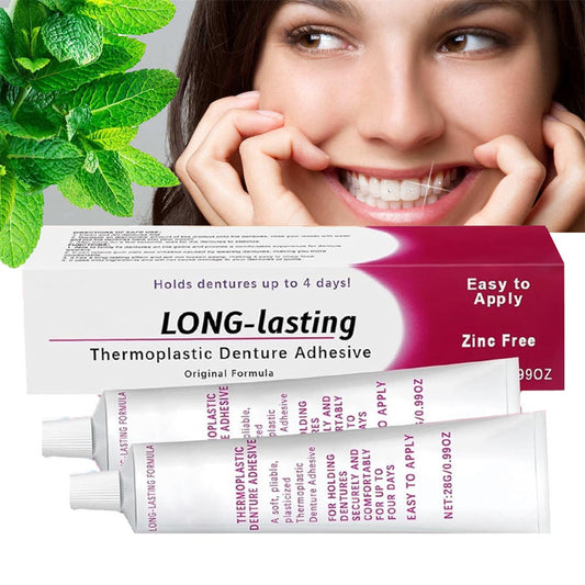 (🔥Kúp 1 a získajte 2 zadarmo🔥)Voľný, teplý, plyšový pyžamový set pre ženy, koralová No more loose dentures! Europe’s best-selling long-lasting denture adhesive?farba