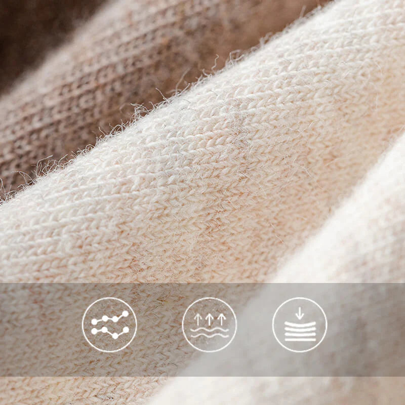 Pletený sveter do polovice s podšívkou