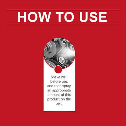 (🔥Kúp 1 a získaj 1 zadarmo🔥)Mazivo na remene a sprej na zníženie hluku – Predĺžte životnosť remeňa, odstráňte vŕzganie a chráňte motor