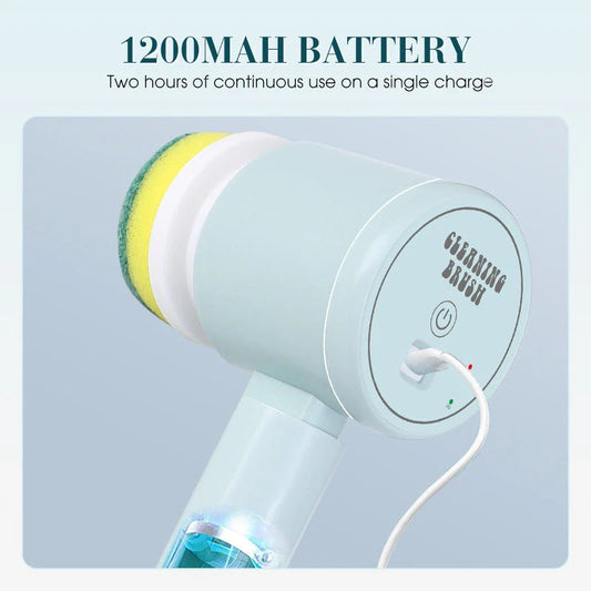 Multifunkčná skladateľná elektrická čistiaca kefa